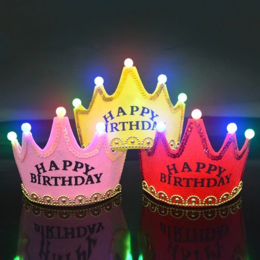 Izzó születésnapi korona