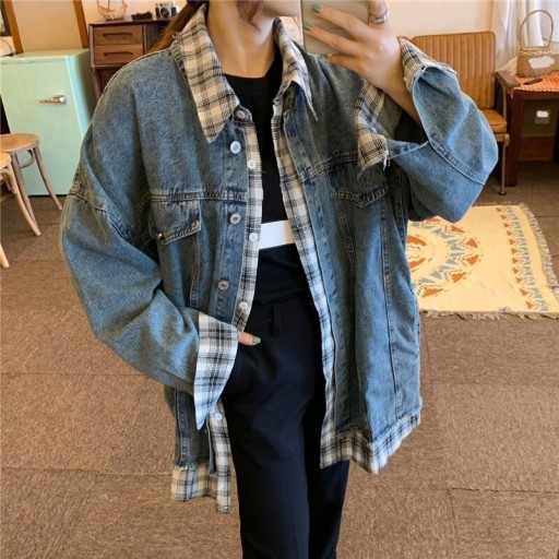 Jachetă de denim de damă P2080