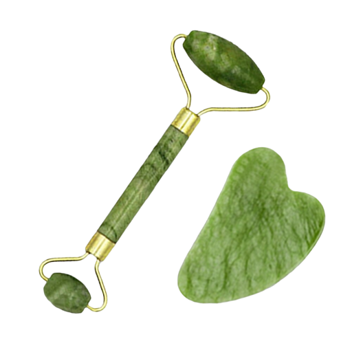 Jade ansigtsmassagerulle med sten T832