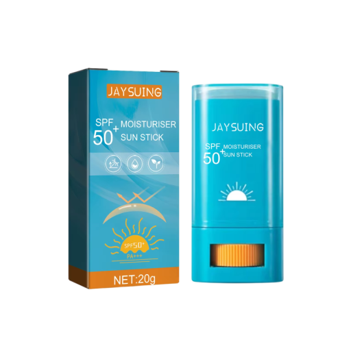 Jaysuing Moisturiser Sun Stick hidratáló napozó stift SPF 50+ PA+++ 20 g koreai kozmetikum kék minden bőrtípusra