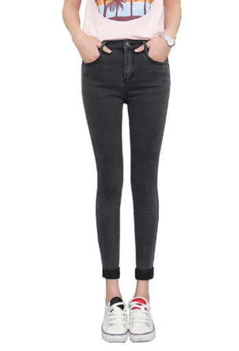 Jeans ajustados femininos J1171