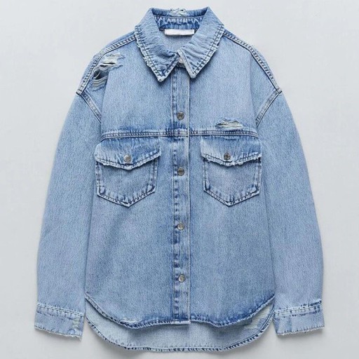 Jeansjacka för kvinnor P2175