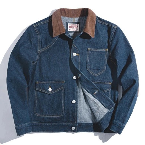 Jeansjacka för män F1275