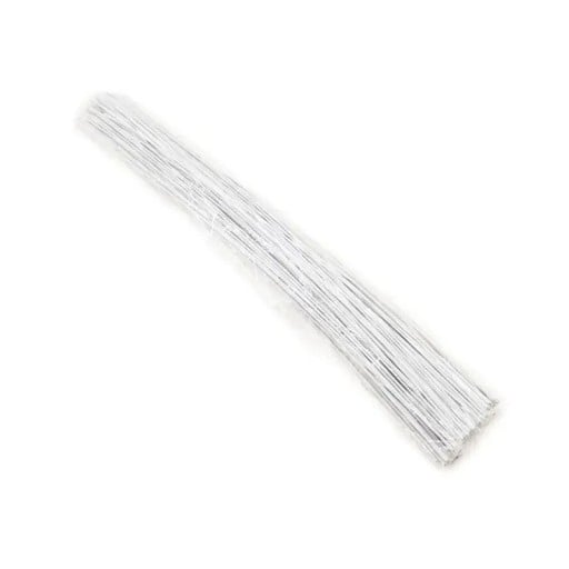 Jemný floristikai drót művirágok készítéséhez 20 db 0,45 mm 36 cm hosszú vasdrót kis virágokhoz, koszorúkhoz és hobbi alkotáshoz