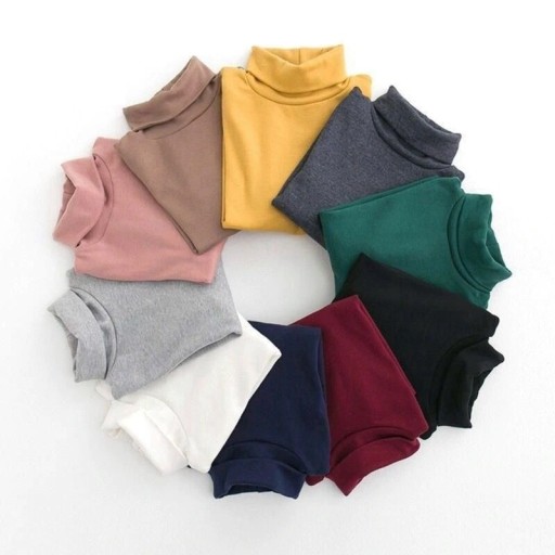 Jersey de cuello alto para niños L509