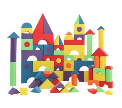 Jeu de blocs en mousse 50 pièces