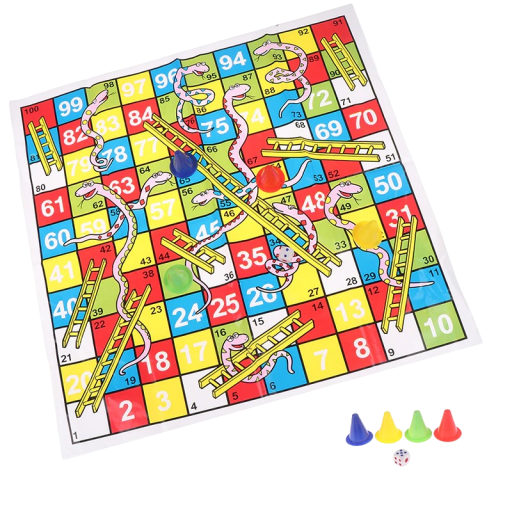 Jeu de serpents et échelles 38 x 38 cm