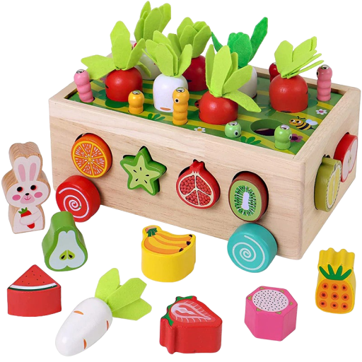 Jeu en bois de récolte pour enfants