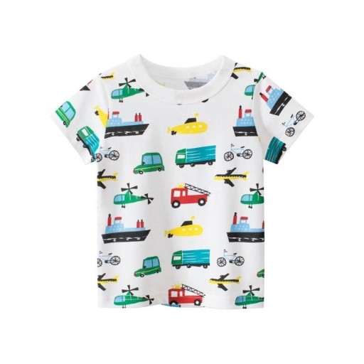 Jongens T-shirt met auto B1416