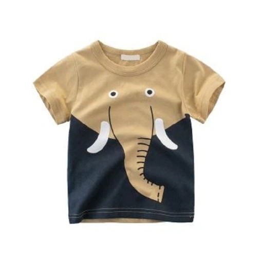 Jongens T-shirt met olifantenprint B1386