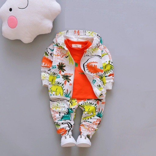 Jongensjas, t-shirt en broek L1152