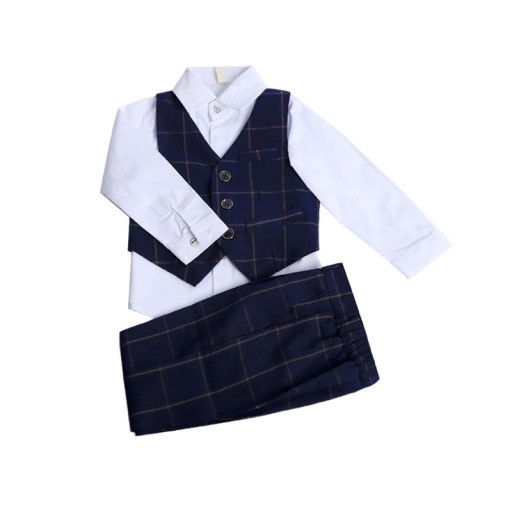 Jongensvest, shirt en broek B1324