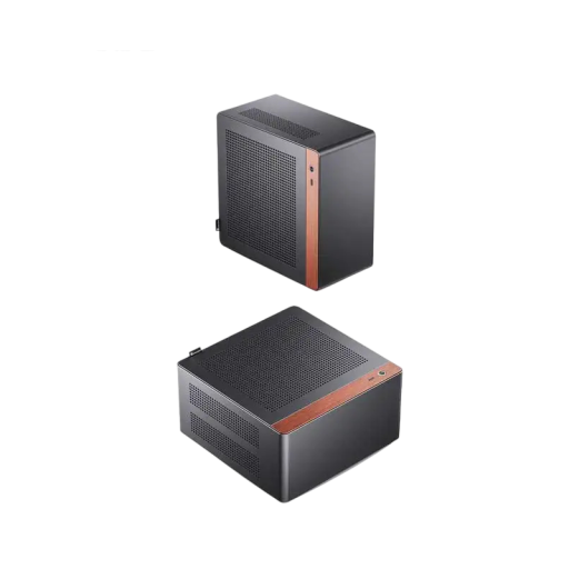 Jonsbo NV10 Mini-ITX Compacte Computerbehuizing 20,5x20,5x10,8 cm Aluminium Constructie voor Kleine PC Configuraties en Ruimtebesparende Werkstations