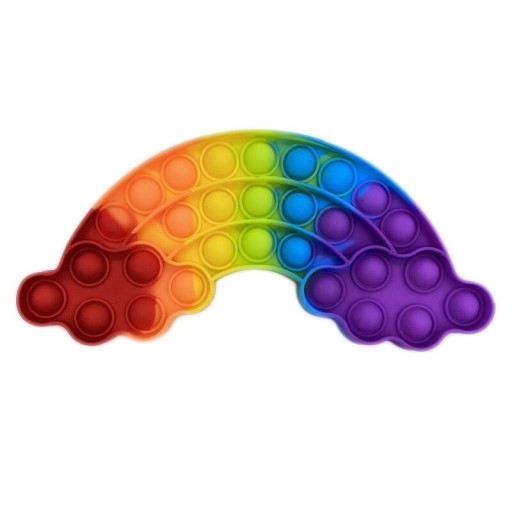 Jouet antistress Pop it arc-en-ciel
