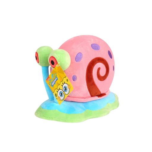 Jouet en peluche escargot Gary 22 cm Personnage de Spongebob Squarepants Peluche douce Décoration pour enfants Cadeau pour les fans de séries animées