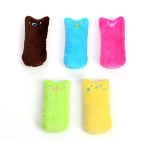 Jouet en peluche pour chats 9,5 x 4 cm Petit jouet doux pour chats Jouet à jouer et à mordiller Jouet pour chats à la maison