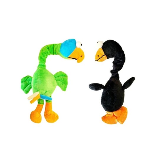 Jouet en peluche siffleur pour chiens résistant aux morsures jeu interactif avec un son joyeux pour petits et grands chiens