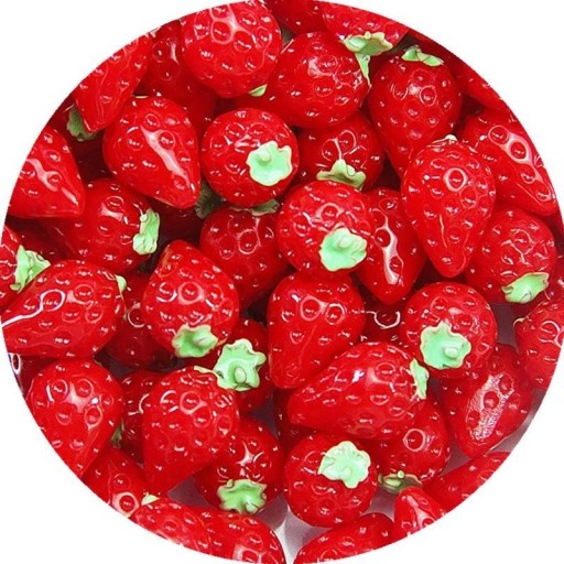 Jouet mini fraises 10 pcs