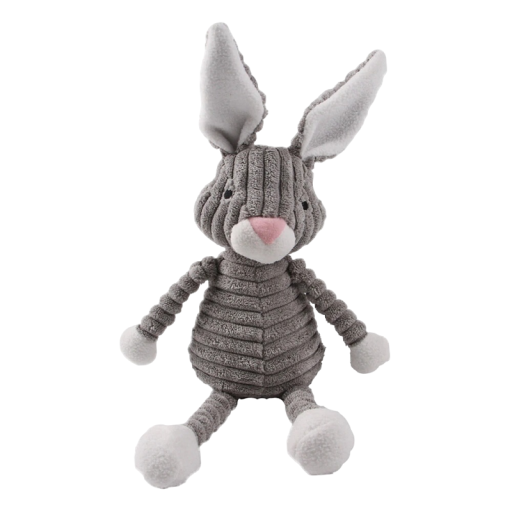 Jouet pour chien - lapin gris