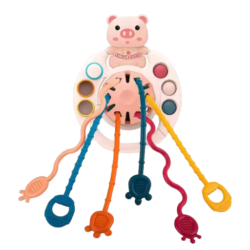 Jouet sensoriel pour bébé Cochon