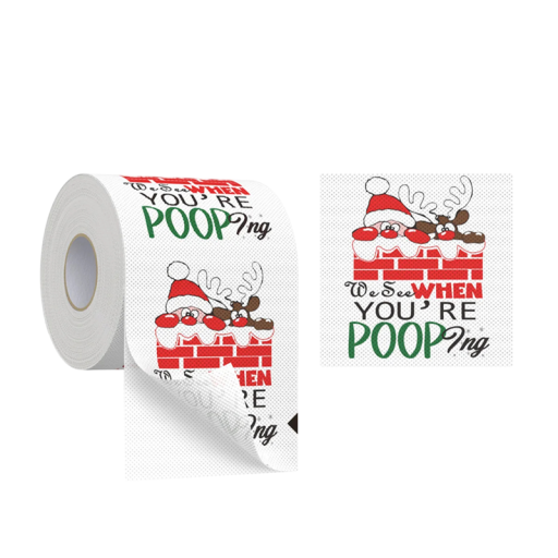 Joulun wc-paperi 10 x 10 cm 2 kerrosta Jouluteemalla Koristepaperiset servietit Kotikitchen koristelu Joulutarvikkeet