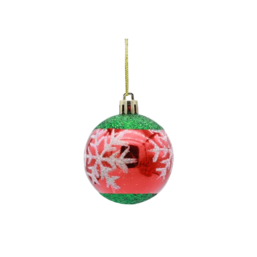 Joulupallot 6 cm 6 kpl