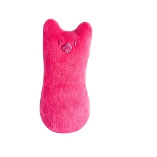 Jucărie de șlefuit dinți și gheare de pisică Jucărie de mușcătură Jucărie interactivă de pluș pentru pisici 9,5 x 4 cm
