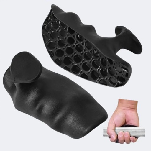 Juego de 2 fortalecedores de dedos elásticos 9,1 x 4,3 x 2 cm Entrenador de agarre de PVC en forma de panal Ayuda de rehabilitación para mano
