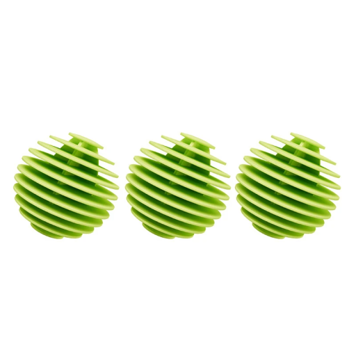 Juego de 3 bolas de secadora de 5,5 cm Bolas de TPR reutilizables para suavizar la ropa Ahorra tiempo y energía en el secado