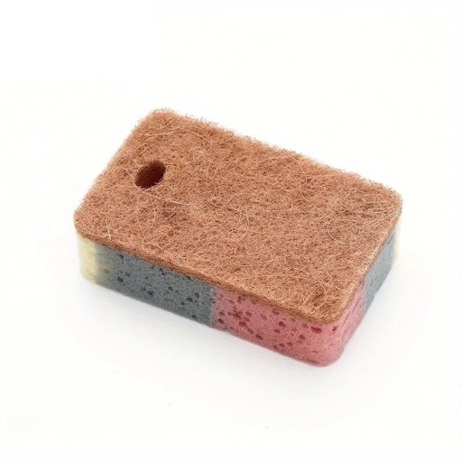 Juego de 5 unidades Esponja limpiadora 10,5 x 6,7 x 2,5 cm Fibra nano Capa de algodón Doble cara Esponja de cocina para platos y baño