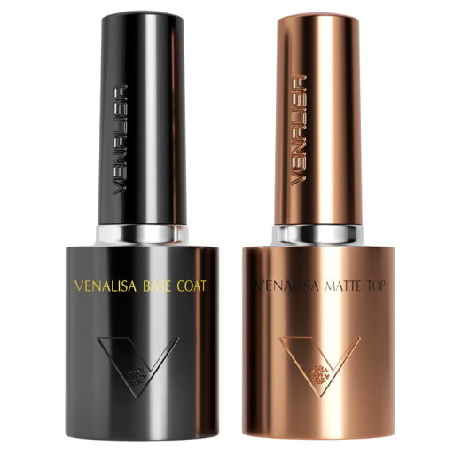 Juego de base y top coat mate UV para uñas 2×10 ml sin HEMA TPO Composición ecológica para lámparas LED y UV