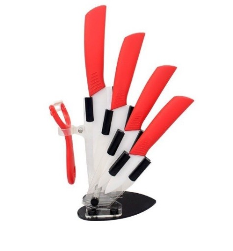 Juego de cuchillos de calidad con soporte