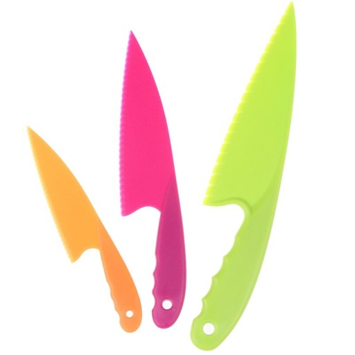 Juego de cuchillos de plástico 3 uds.