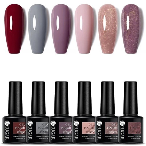Juego de esmaltes de uñas 6 piezas