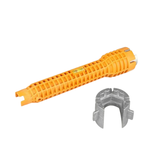 Juego de llave de instalación para grifos 257 x 50 x 29 mm Herramienta de montaje para fregaderos, válvulas y conexiones