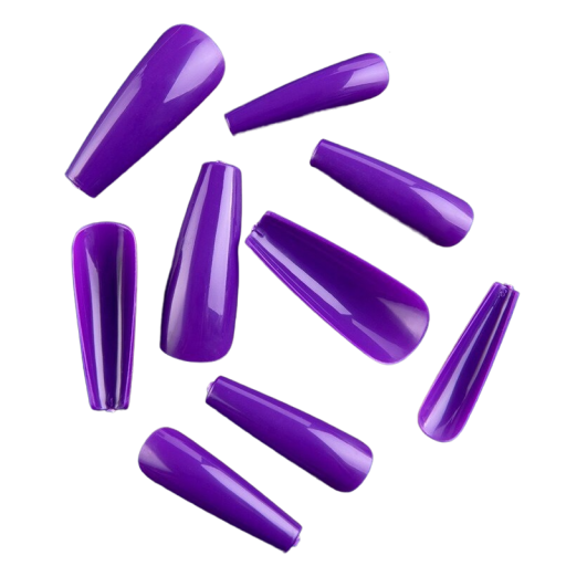 Juego de puntas de uñas de colores 20 uds.