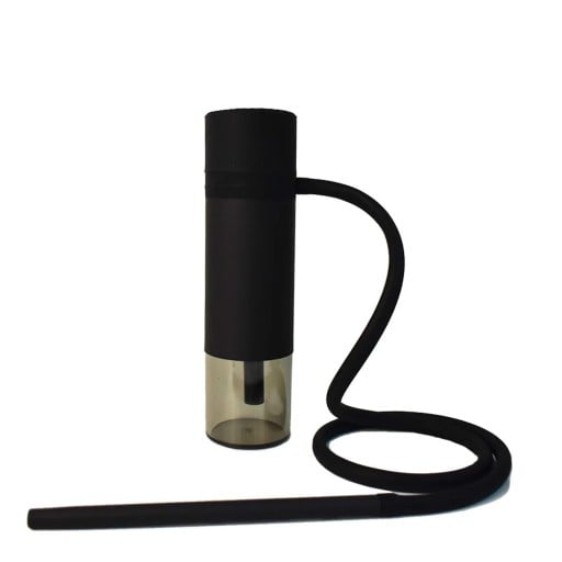 Juego de viaje de pipa de agua portátil de 25 cm de silicona y acrílico, mini bong de agua para coche, soporte para vasos para viajar y acampar