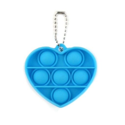 Juguete antiestrés Pop it en forma de corazón