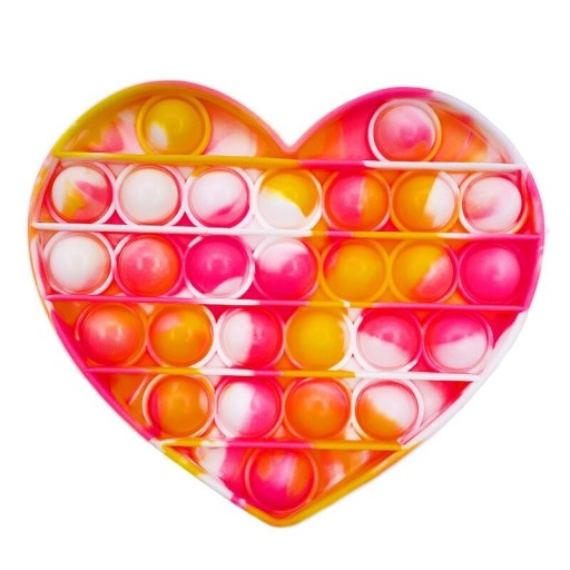Juguete antiestrés Pop it en forma de corazón T291 Juguete antiestrés Pop it en forma de corazón T291