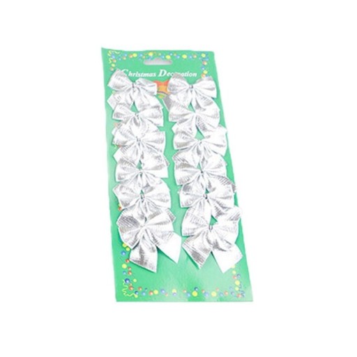 Juldekorativa rosetter 12 st C623