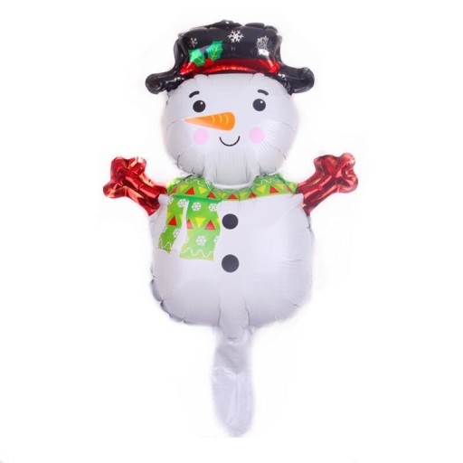 Juleballon snemand P4060