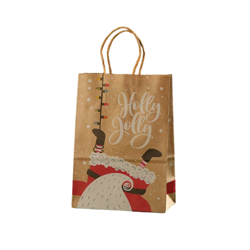 Julepose Julemanden 21 x 15 x 8 cm 4 stk.