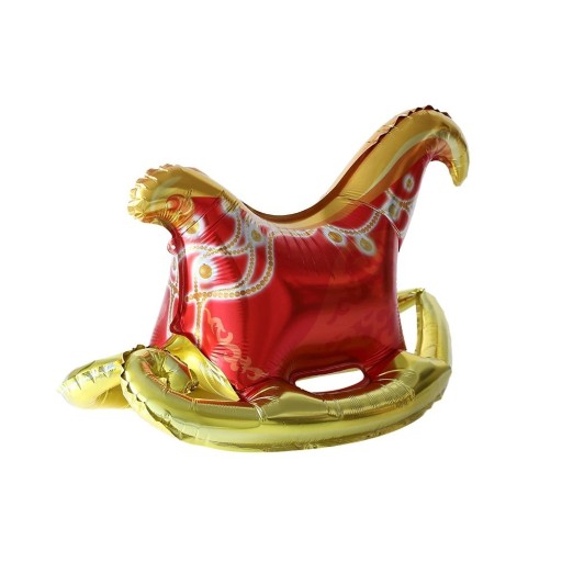 Juleslæde folieballon
