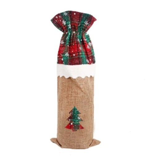 Julklappspapper till flaska J3465