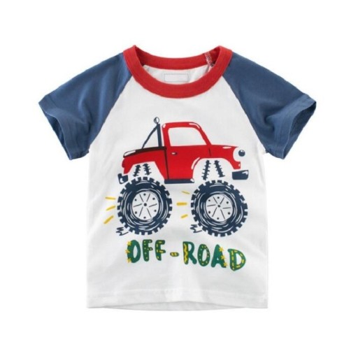 Jungen-T-Shirt mit einem Auto