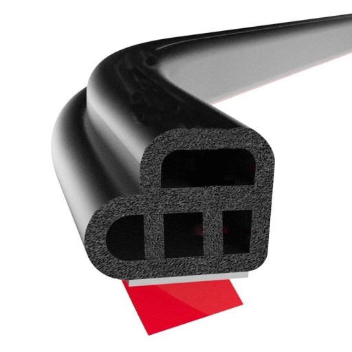 Junta de borracha para portas de automóvel