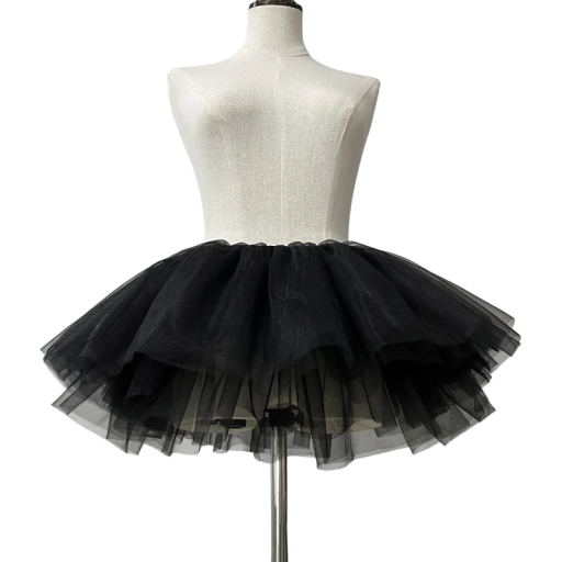 Jupe courte et bouffante taille 30–50 cm longueur 28 cm Jupe en tulle pour enfants sous des robes, des costumes et des performances de danse
