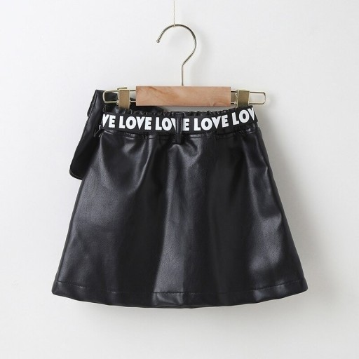 Jupe en cuir pour fille L1044