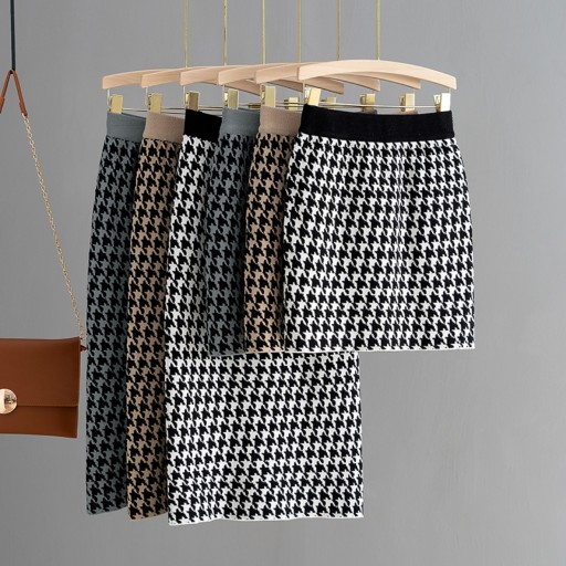 Jupe en tricot pour femmes avec motif