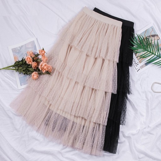 Jupe en tulle à pois pour femmes